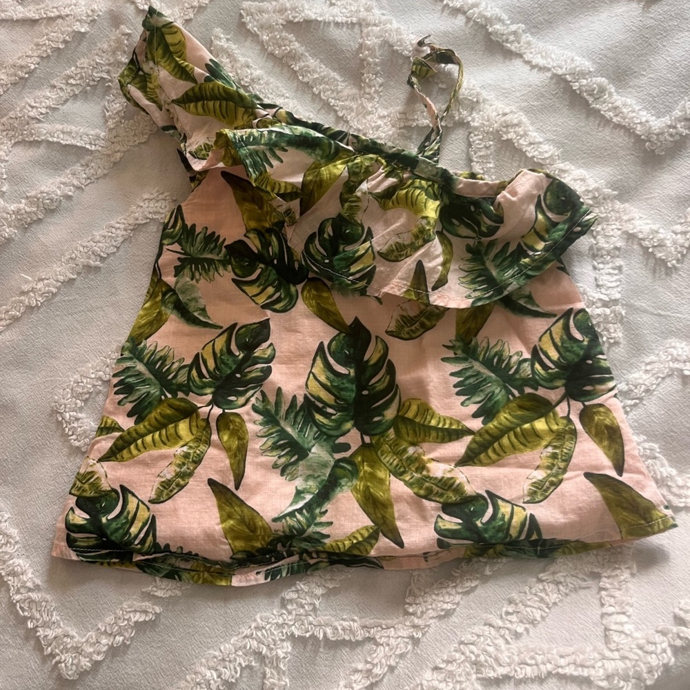 Janie and Jack tropical asymmetrical top 2t
